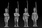 Preview: Hungarian infantry, Napoleonic, marching, 1:72